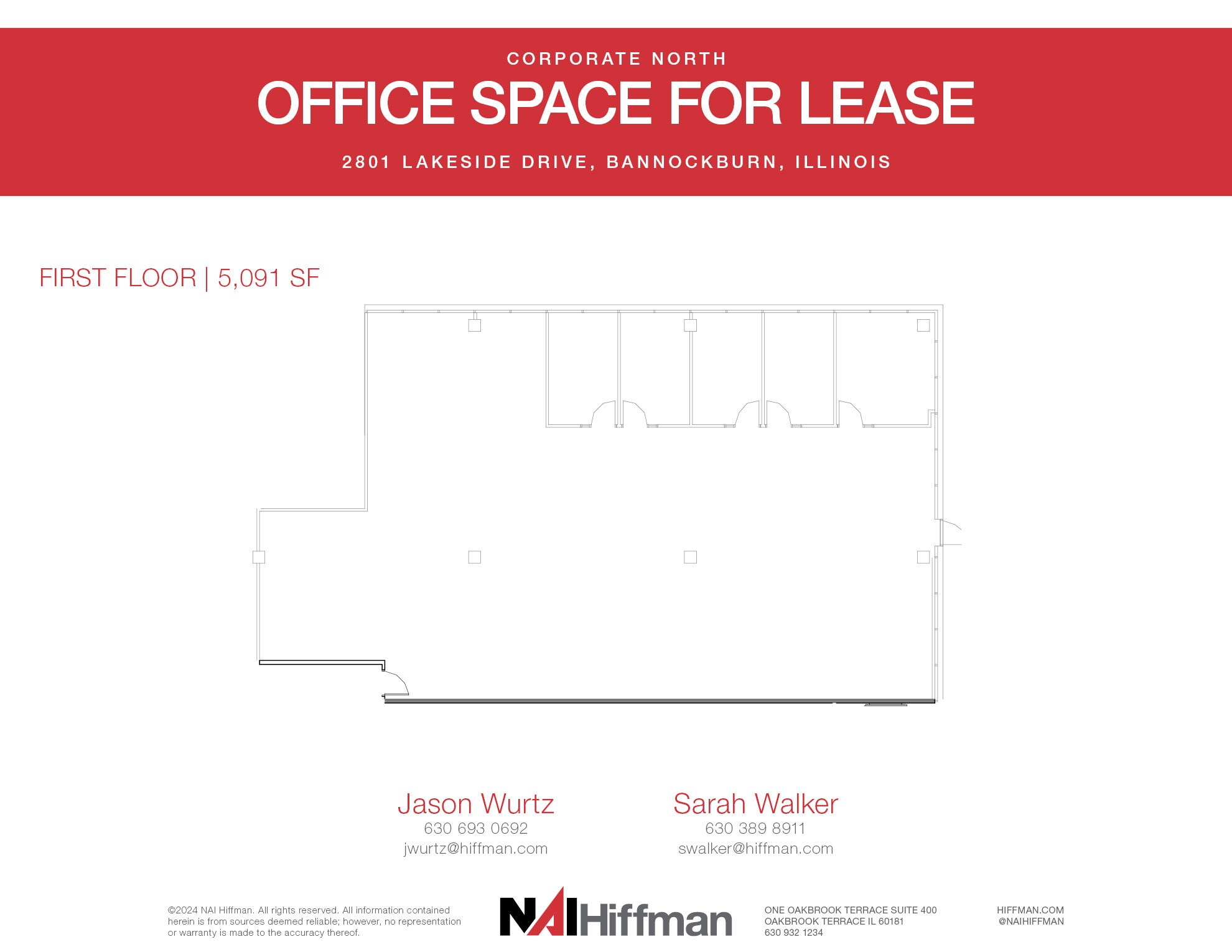 2801 Lakeside Dr, Bannockburn, IL for lease Floor Plan- Image 1 of 1