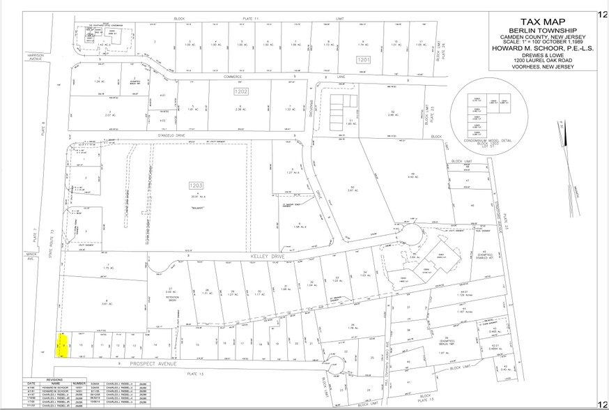 201 N Rte 73, Berlin Township, NJ à vendre - Plan cadastral - Image 2 de 2