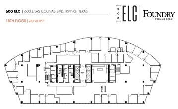 600 E Las Colinas Blvd, Irving, TX à louer Plan d  tage- Image 1 de 1