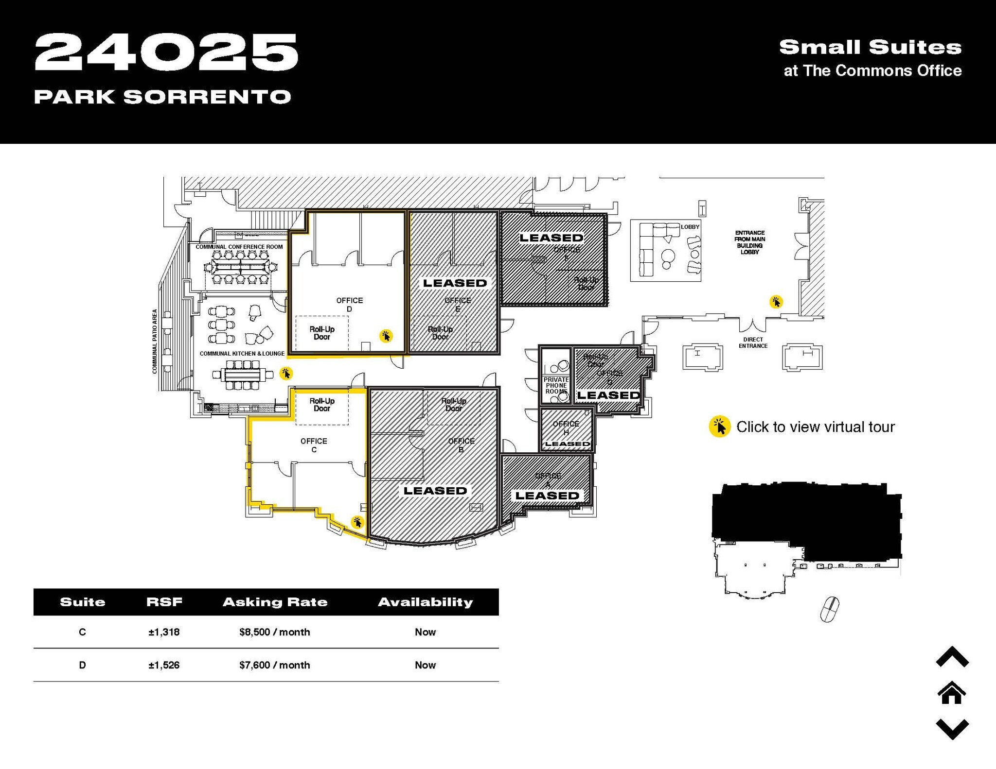 24025 Park Sorrento, Calabasas, CA for lease Floor Plan- Image 1 of 1