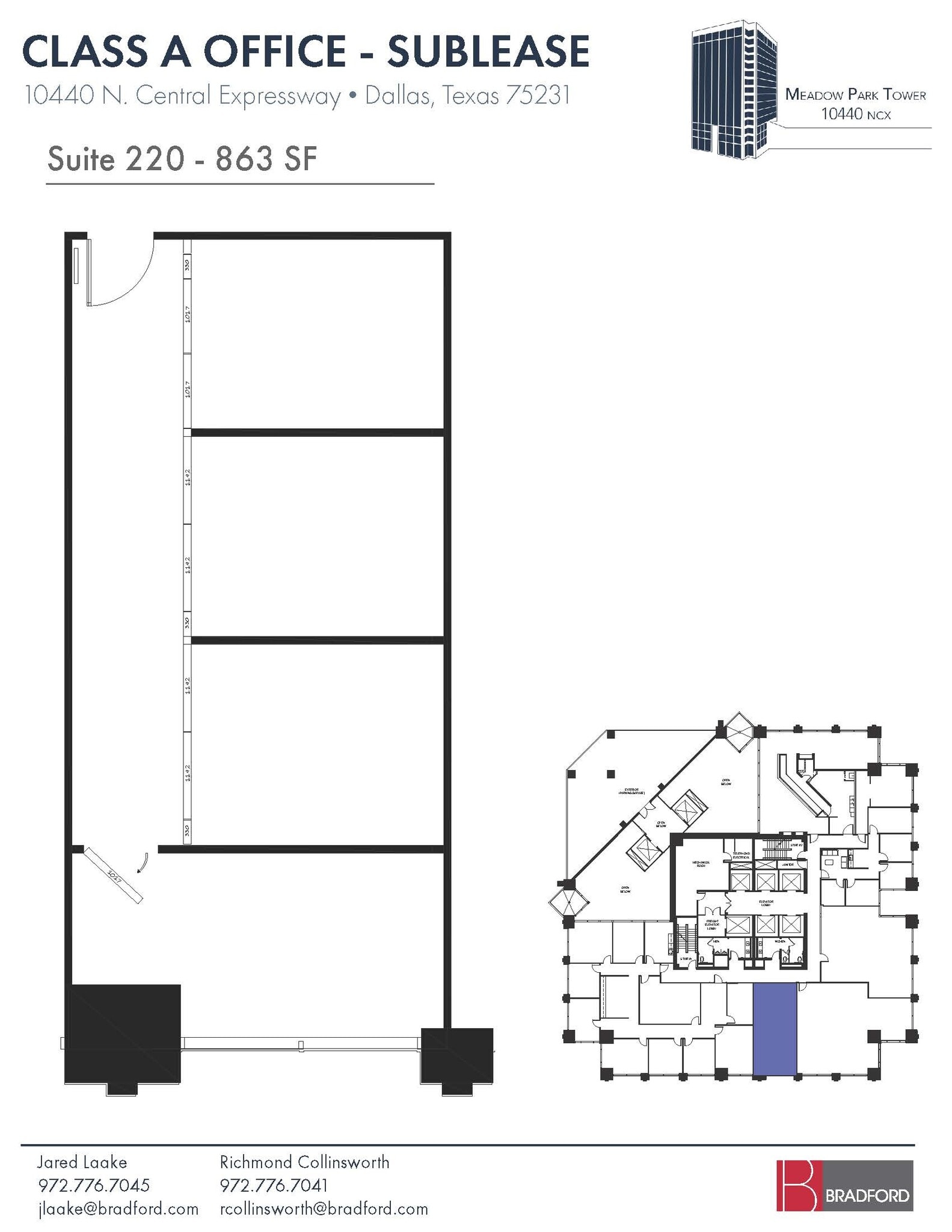 10440 N Central Expy, Dallas, TX for lease Floor Plan- Image 1 of 1