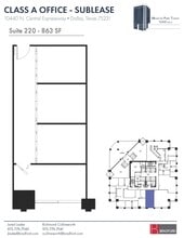 10440 N Central Expy, Dallas, TX à louer Plan d’étage- Image 1 de 1