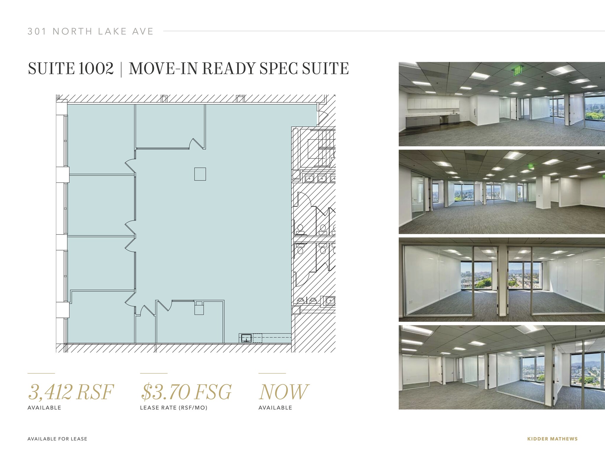 301 N Lake Ave, Pasadena, CA for lease Floor Plan- Image 1 of 5