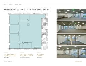 301 N Lake Ave, Pasadena, CA for lease Floor Plan- Image 1 of 5