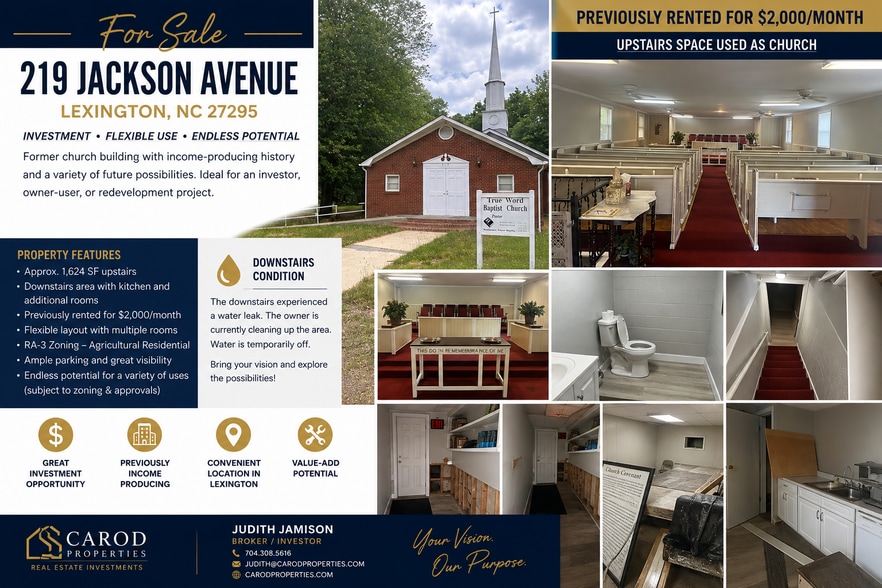219 Jackson Ave, Lexington, NC for sale - Building Photo - Image 2 of 11