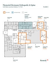 5420 West Loop S, Bellaire, TX à louer Plan d’étage- Image 1 de 1