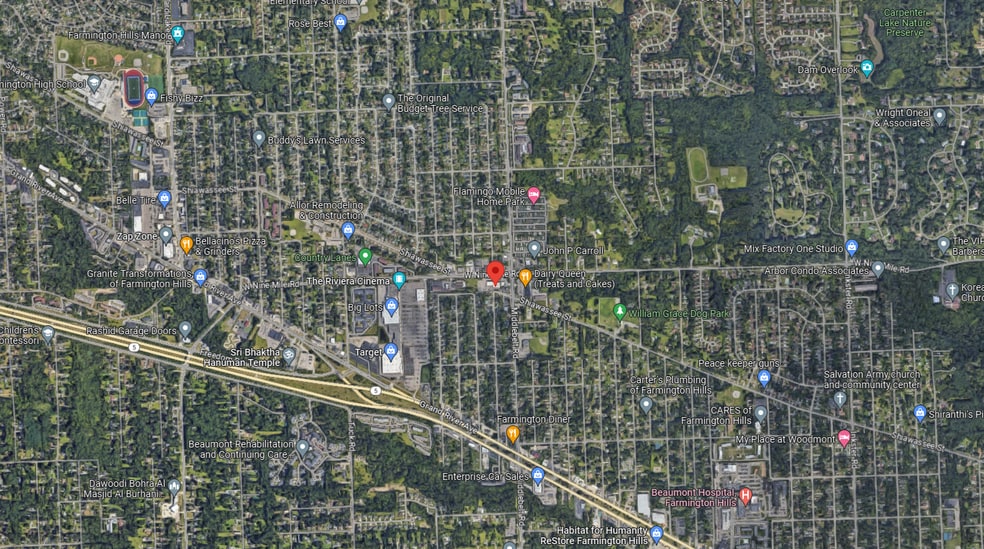 29505-29521 W Nine Mile Rd, Farmington, MI à louer - Aérien - Image 3 de 3