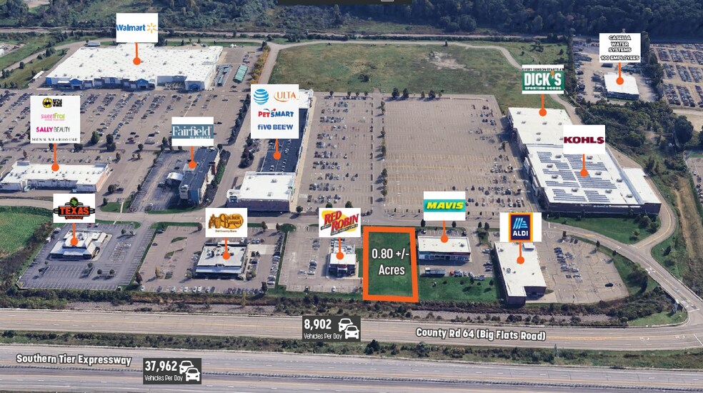 1720 County Route 64, Horseheads, NY à louer - Photo du bâtiment - Image 2 de 3