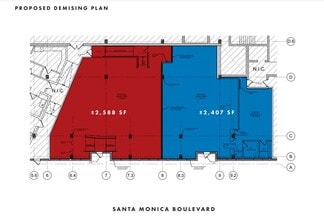 7141-7155 Santa Monica Blvd, West Hollywood, CA for lease Floor Plan- Image 2 of 2