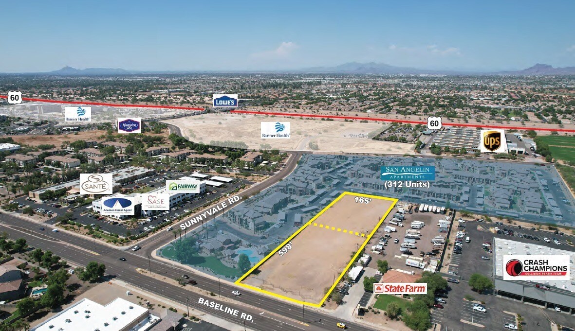 5520 E Baseline Rd, Mesa, AZ à vendre Photo du bâtiment- Image 1 de 10