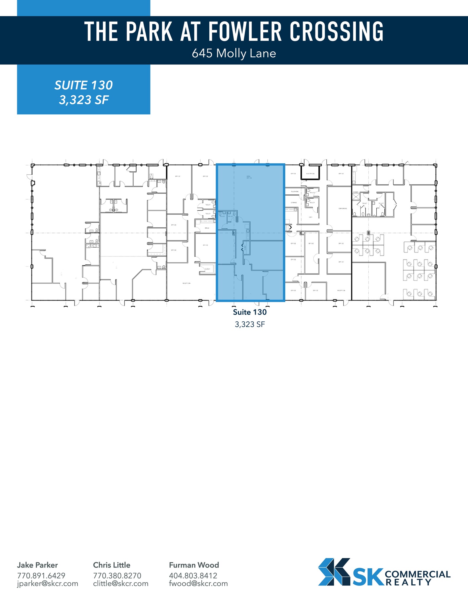 605 Molly Ln, Woodstock, GA à louer Plan de site- Image 1 de 2