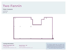 7500 Fannin St, Houston, TX for lease Floor Plan- Image 1 of 1