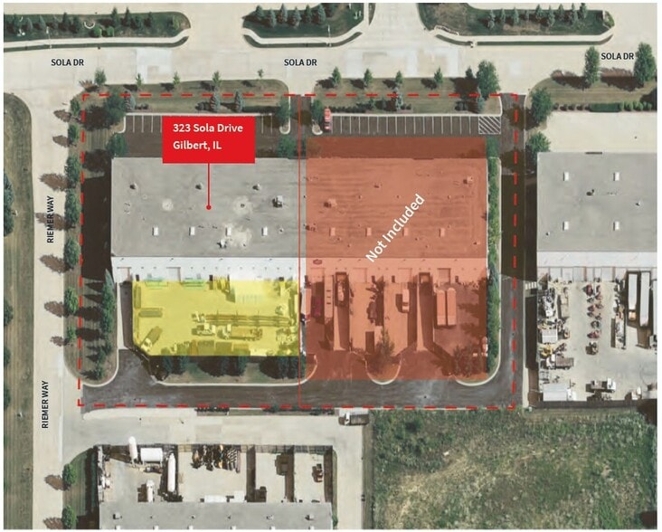 323 Sola Dr, Gilberts, IL for lease - Building Photo - Image 2 of 5