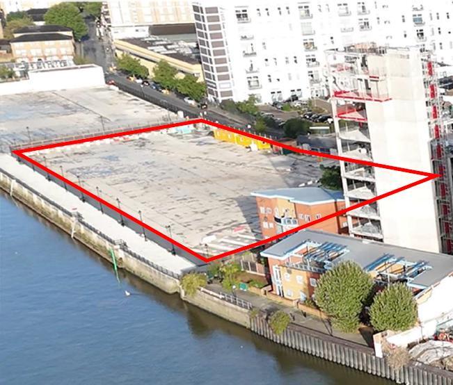 Trinidad Wharf, London for lease - Aerial - Image 2 of 2
