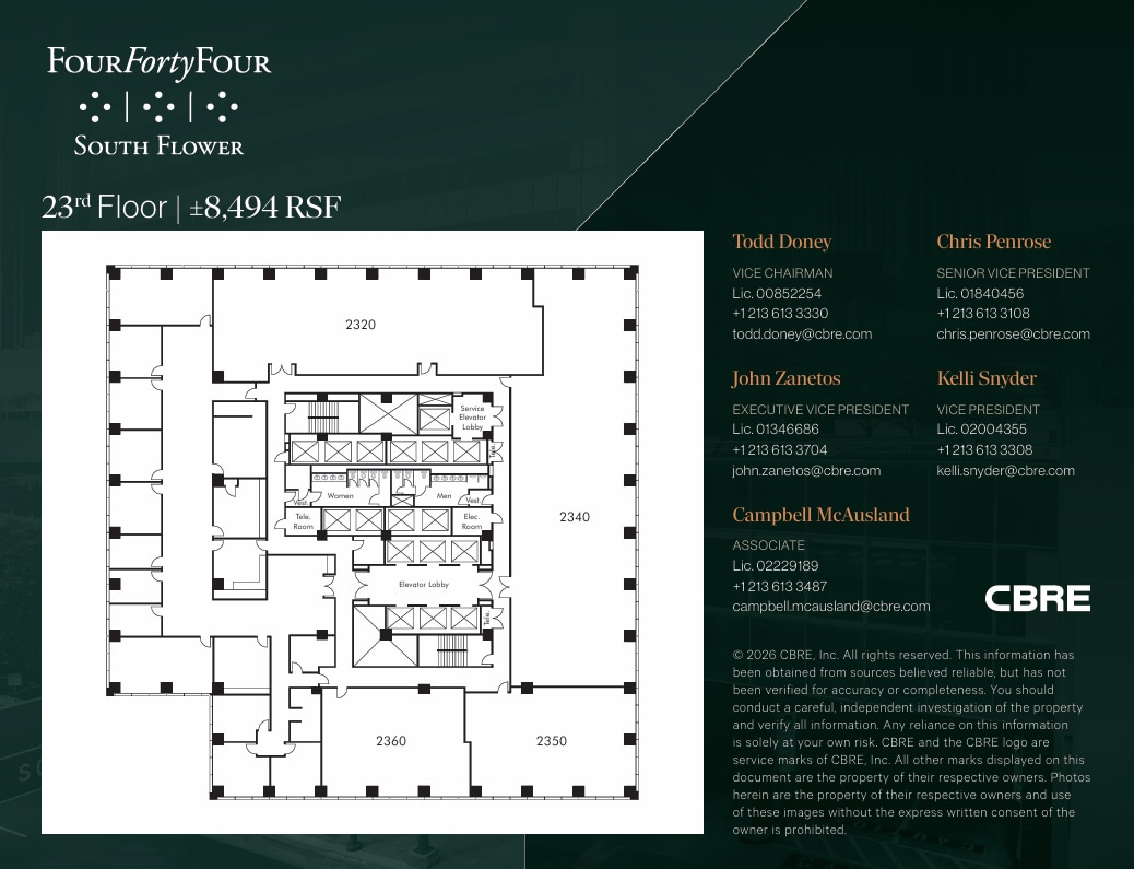 444 S Flower St, Los Angeles, CA for lease Floor Plan- Image 1 of 1