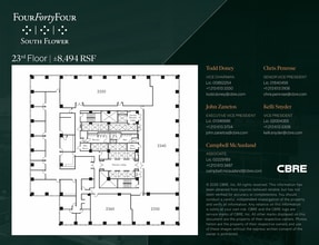 444 S Flower St, Los Angeles, CA for lease Floor Plan- Image 1 of 1