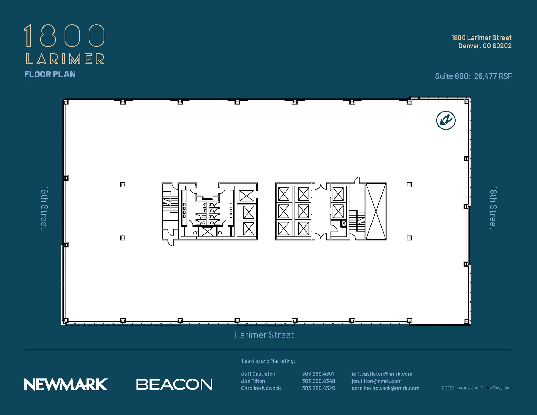1800 Larimer St, Denver, CO for lease Floor Plan- Image 1 of 1
