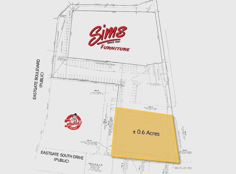 4468 Eastgate Blvd, Cincinnati, OH à louer - Plan de site - Image 1 de 2