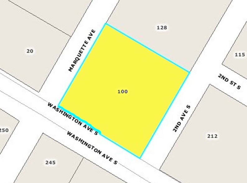 100 Washington Ave S, Minneapolis, MN à louer - Plan cadastral - Image 2 de 27