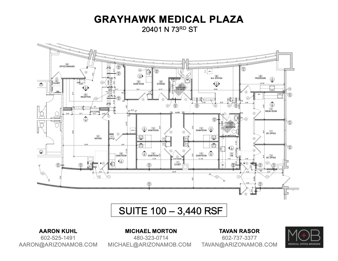 20401 N 73rd St, Scottsdale, AZ for lease Floor Plan- Image 1 of 1