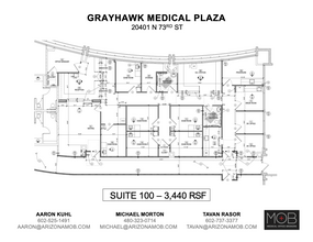 20401 N 73rd St, Scottsdale, AZ for lease Floor Plan- Image 1 of 1