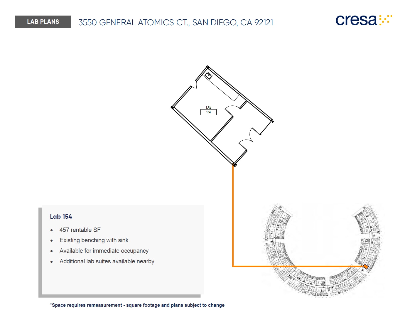 3550 General Atomics Ct, San Diego, CA à louer Plan d’étage- Image 1 de 1