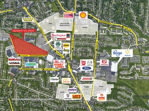 5100 Glencrossing Way, Cincinnati, OH - AERIAL  map view - Image1