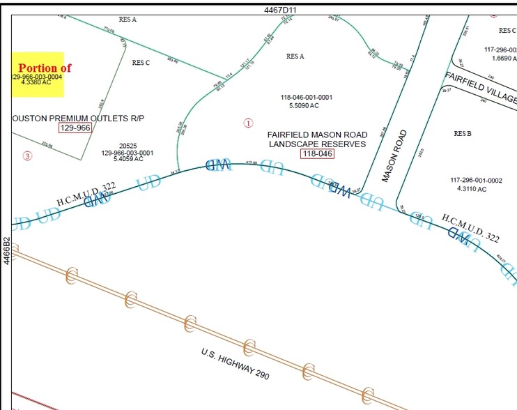 26326 N Freeway, Cypress, TX à vendre - Plan cadastral - Image 3 de 11