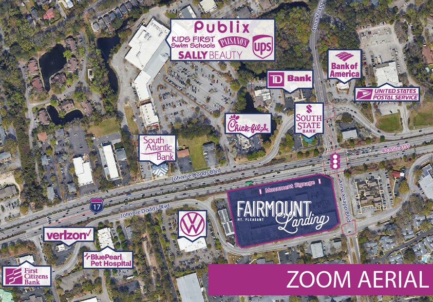 1035 Johnnie Dodds Blvd, Mt Pleasant, SC à louer - Photo du bâtiment - Image 3 de 25