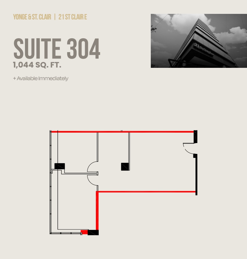 21 St Clair Ave E, Toronto, ON for lease Floor Plan- Image 1 of 1