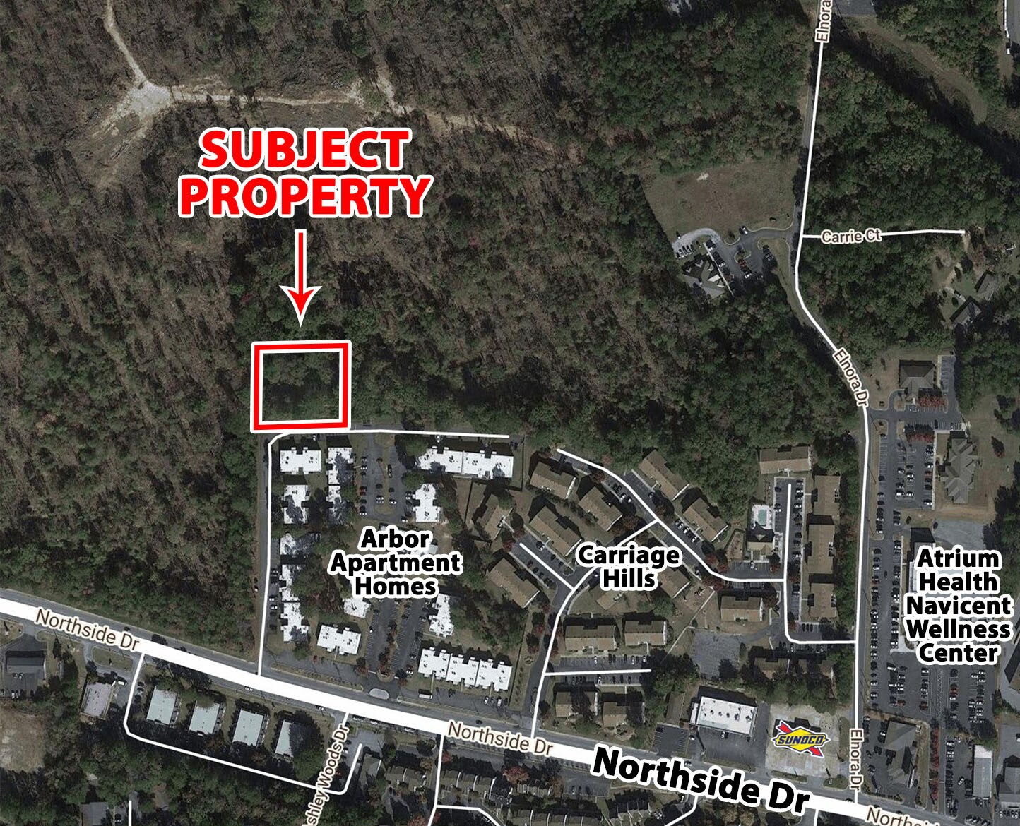 3971 Northside, Macon-Bibb, GA à vendre Aérien- Image 1 de 4