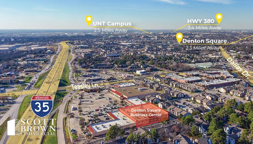 721-725 S Interstate 35, Denton, TX à louer - Photo du bâtiment - Image 3 de 16