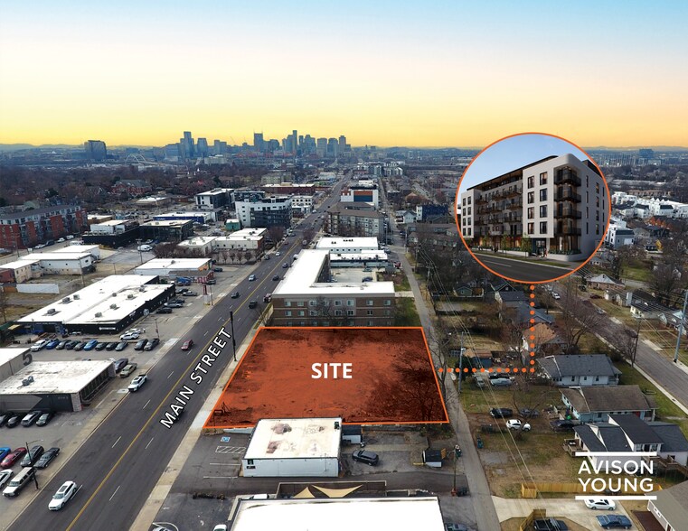 949 Main St, Nashville, TN à vendre - Photo du bâtiment - Image 1 de 6