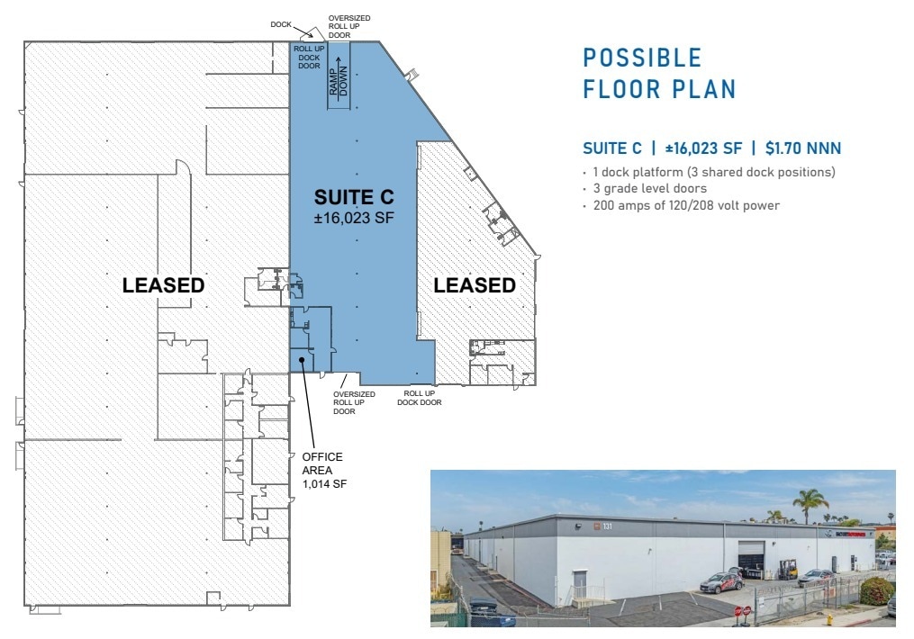 131 W 33rd St, National City, CA for lease Floor Plan- Image 1 of 1