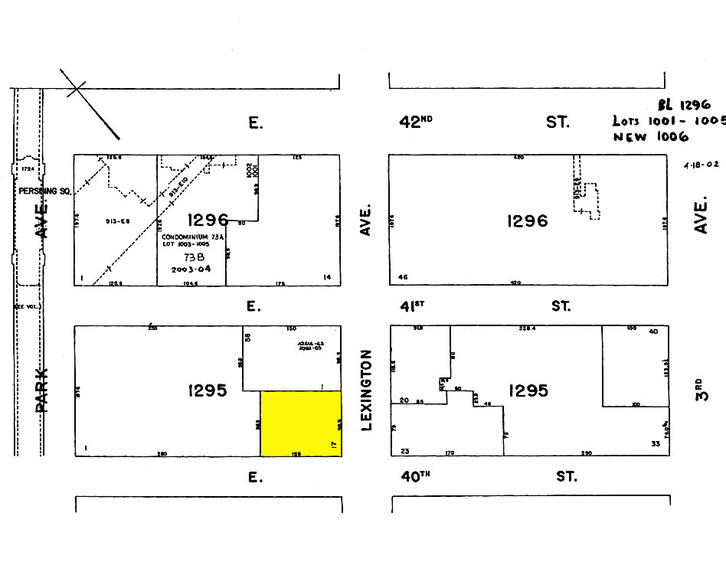 360 Lexington Ave, New York, NY for lease - Plat Map - Image 2 of 2