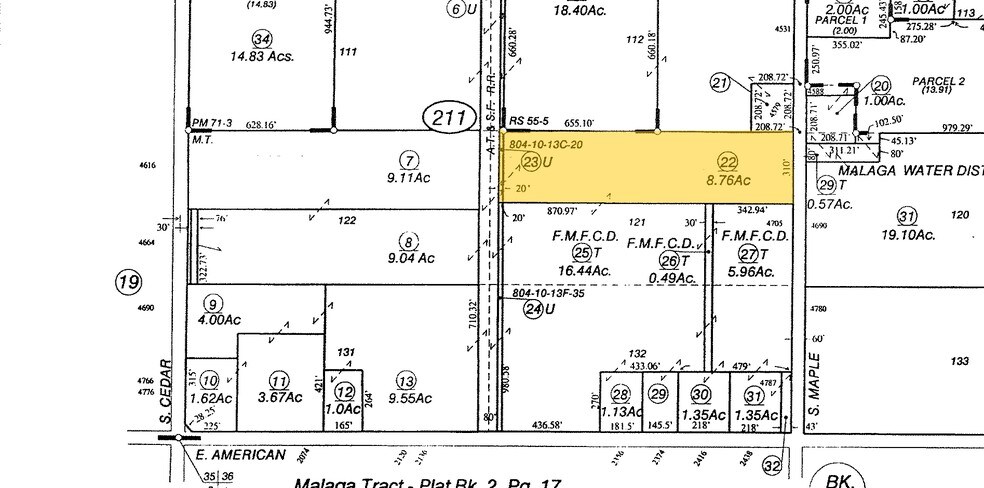 4637 S Maple Ave, Fresno, CA à vendre - Plan cadastral - Image 2 de 10