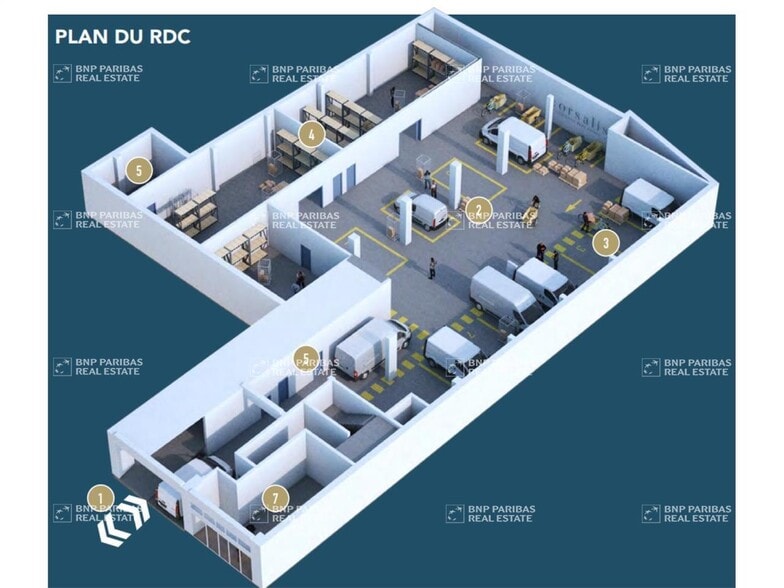 Industriel dans Marseille à louer - Plan d’étage - Image 2 de 12