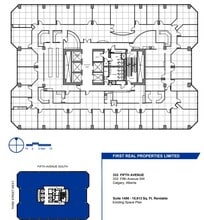 333 5th Ave SW, Calgary, AB for lease Floor Plan- Image 1 of 1