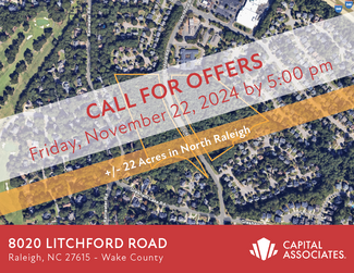 Plus de détails pour 8020 Litchford Rd, Raleigh, NC - Terrain à vendre