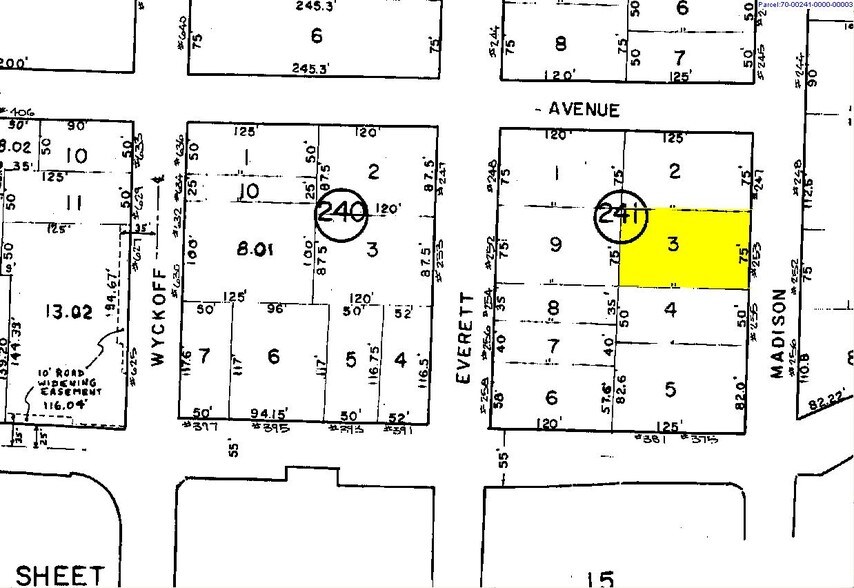 253 Madison Ave, Wyckoff, NJ à vendre - Plan cadastral - Image 2 de 37