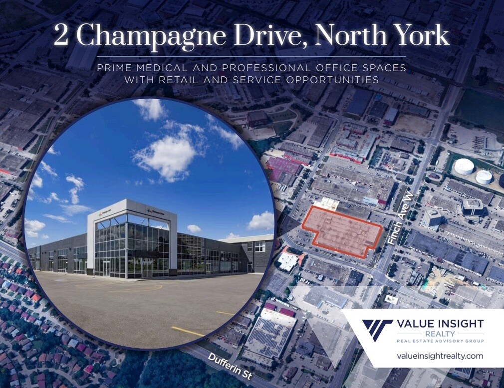 2 Champagne Dr, Toronto, ON for lease Building Photo- Image 1 of 8