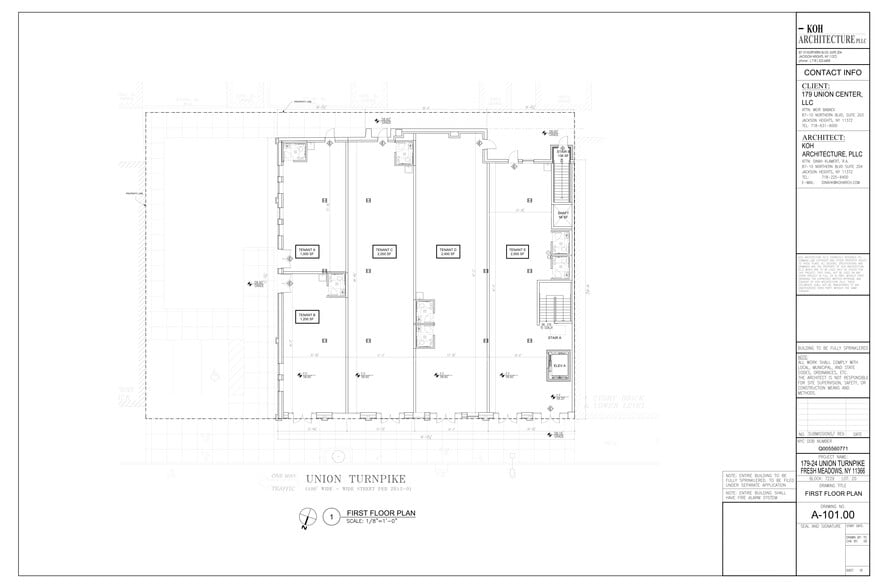 179-24-179-28 Union Tpke, Fresh Meadows, NY for lease - Site Plan - Image 3 of 9