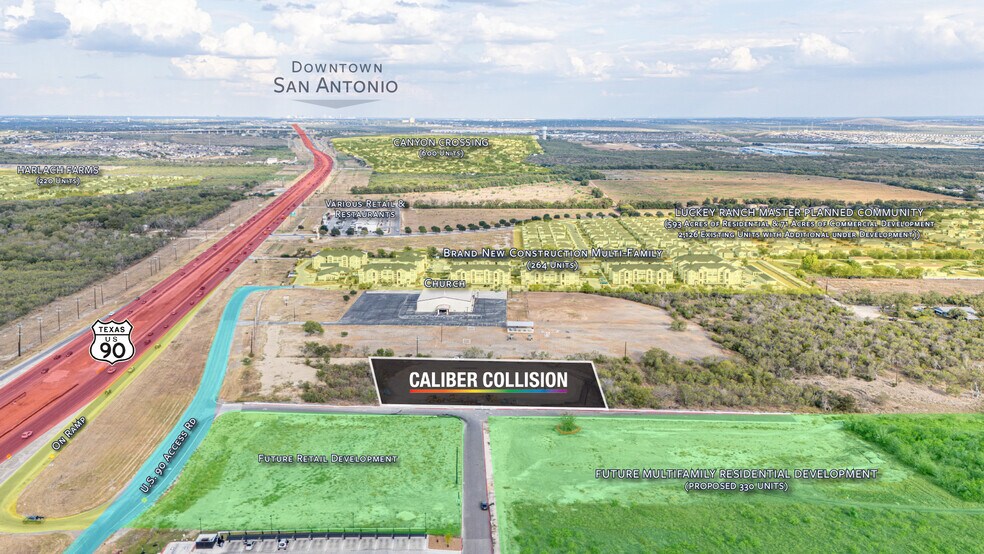 SEQ WT Montgomery & Hwy 90, San Antonio, TX à vendre - Photo du bâtiment - Image 3 de 4