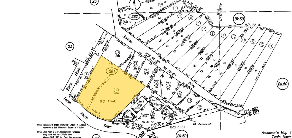 22671 Twain Harte Dr, Twain Harte, CA à vendre - Plan cadastral - Image 1 de 1