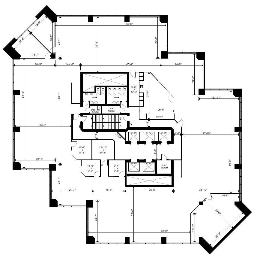 311 6th Ave SW, Calgary, AB à louer Plan d’étage- Image 1 de 1