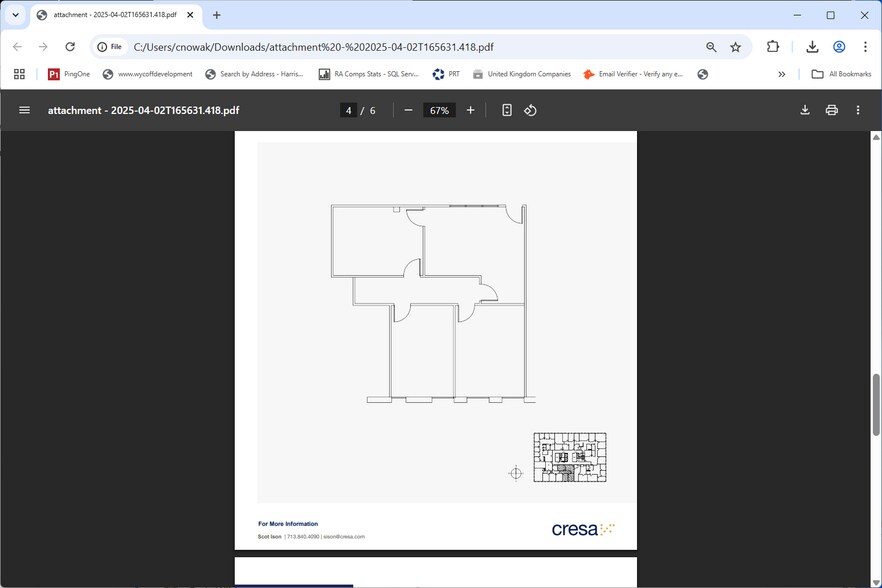 5005 Woodway Dr, Houston, TX à louer - Plan d’étage - Image 3 de 7