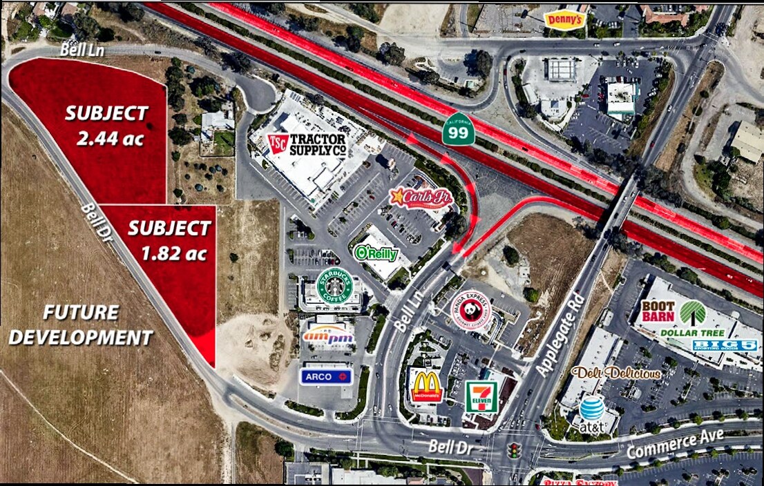 SWC Bell Dr. & Bell Ln, Atwater, CA for sale Building Photo- Image 1 of 1