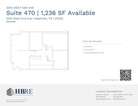 3310 West End Ave, Nashville, TN for lease Site Plan- Image 1 of 1