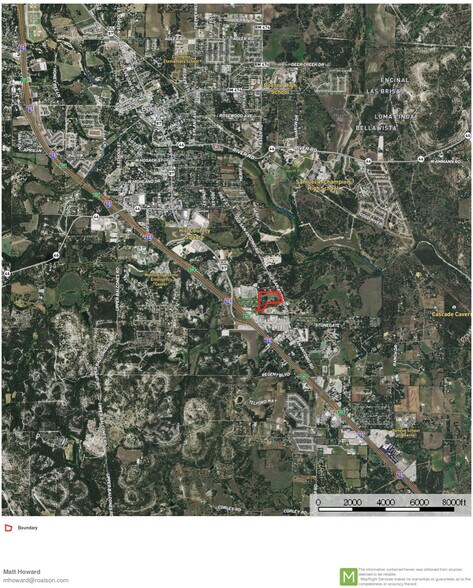 116 Old San Antonio Rd, Boerne, TX à vendre - Aérien - Image 2 de 7