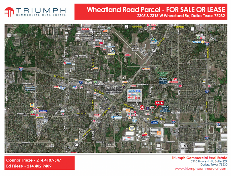 Wheatland Rd & Hill Oak Dr, Dallas, TX for sale - Building Photo - Image 2 of 2